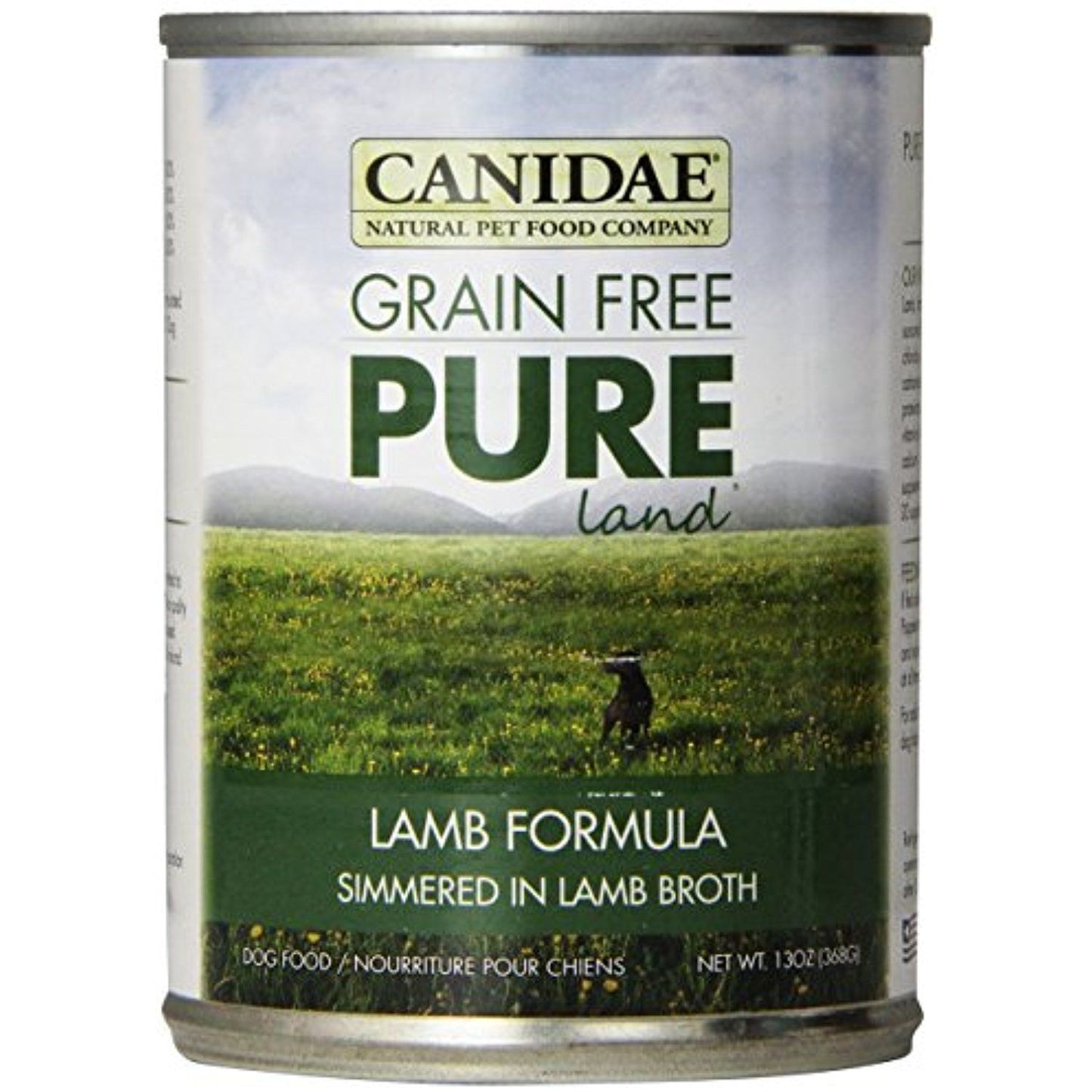 Canidae Grain Free Pure Land Lamb Canned Dog Food, Case of 12, 13 oz.