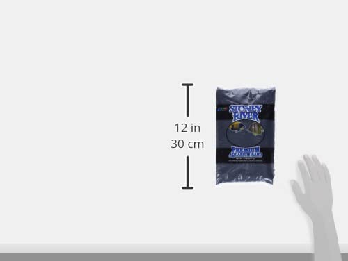 Stoney River Black Aquatic Sand Freshwater and Marine Aquariums, 5-Pound Bag