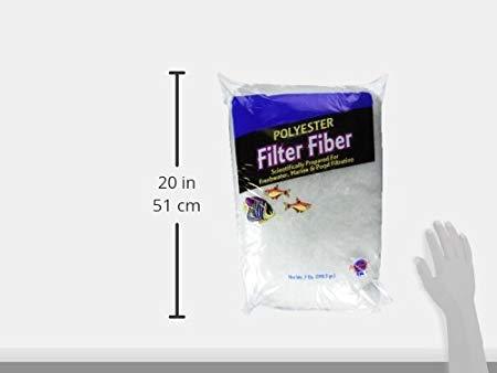 Blue Ribbon Pet Products ABLPLY7 Polyester Floss Bag Filter Media for Aquarium, 7-Ounce