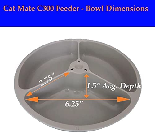 Cat Mate C300 Automatic Digital Pet Feeder for Dogs and Cats BPA and BHT Free with Ice Pack