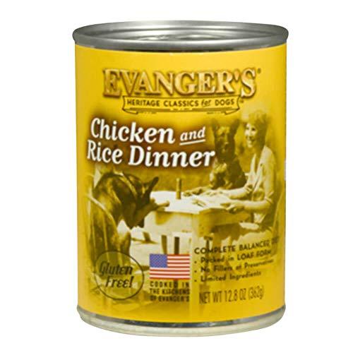 Evangers Classic Chicken And Rice Dinner For Dogs, 12 Pack, 13-Ounce Cans
