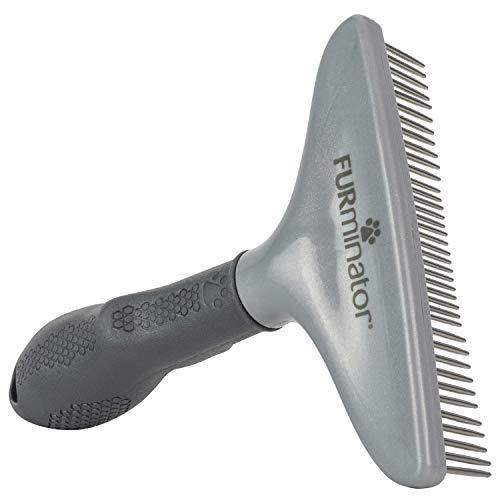 FURminator Rake Comb for Long-Haired Dogs and Cats - Brush for Prevention of Knots and Tangled Hair