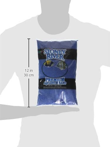 Stoney River Blue Aquatic Sand Freshwater and Marine Aquariums, 5-Pound Bag