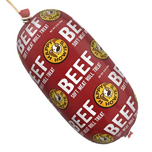 Happy Howie\'s Premium Soft Meat Roll Treat (Beef, 12oz) (065108)