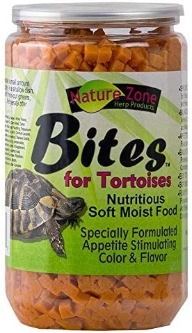Nature Zone SNZ54662 Melon Flavored Total Bites Soft Moist Food for Tortoise, 24-Ounce by Nature Zone