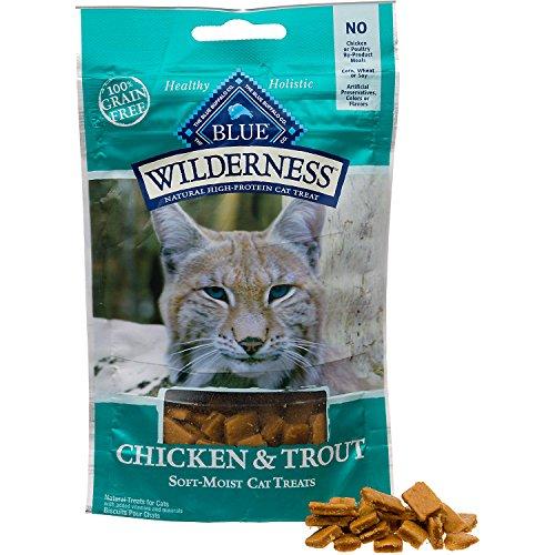 BLUE Wilderness Chicken & Trout Soft-Moist Treats for Cats 12oz (6 x 2oz)