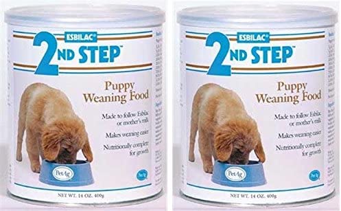 (2 Pack) PetAg Esbilac 2nd Step Puppy Weaning Food, 14 oz Per Pack
