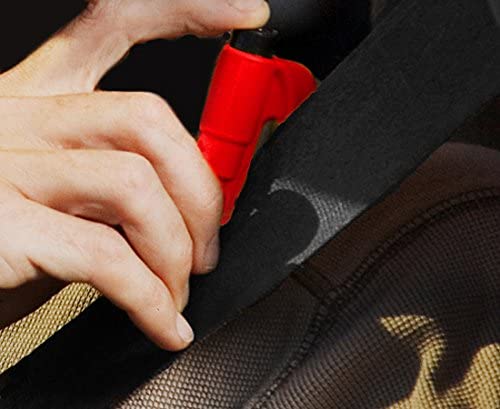 RESQME The Original Keychain Car Escape Tool, Made in USA (Black), Single Pack (01.100.01)