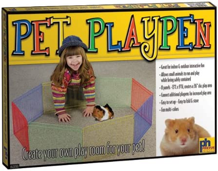 Prevue Pet Products Multi-Color Small Pet Playpen 40090,13x35.87x8.67 inch