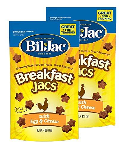 Bil-Jac Breakfast Treats with Egg & Cheese - 4oz