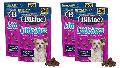 Bil-Jac Little Jacs Liver Treats, 4oz Pack - 4 pack