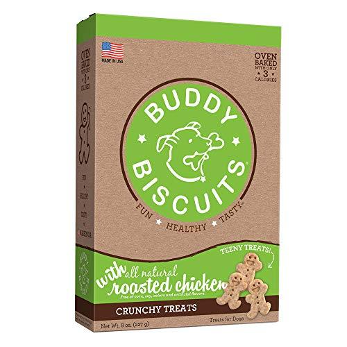 Buddy Biscuits Oven Baked Teeny Dog Treats - Whole Grain Treats for Small or Toy Breed Dogs