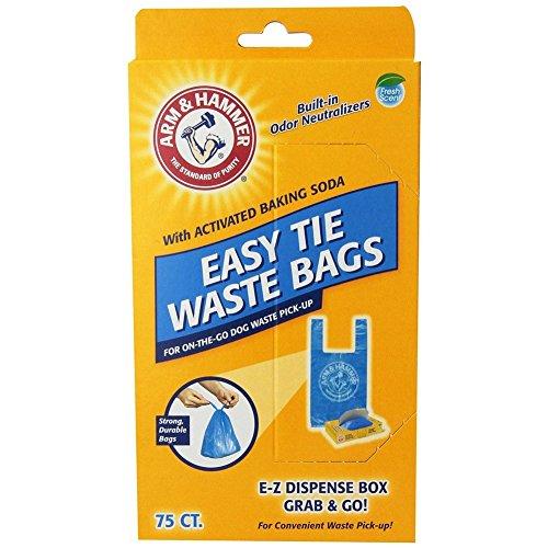 Blue Easy Tie Waste Bags, 150-Pack,
