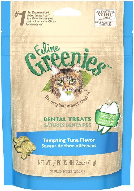 Greenies Feline Dental Treats - Tempting Tuna Flavor