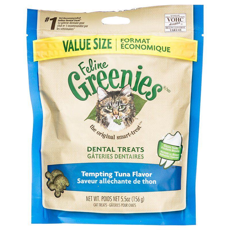 Greenies Feline Dental Treats - Tempting Tuna Flavor