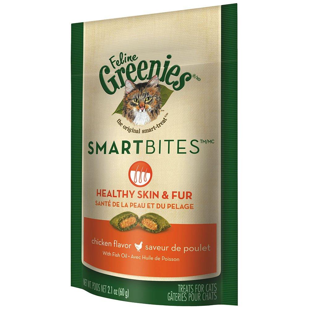 Feline Greenies SMARTBITES Hairball Control, Chicken Flavor