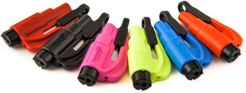 RESQME The Original Keychain Car Escape Tool, Made in USA (Black), Single Pack (01.100.01)