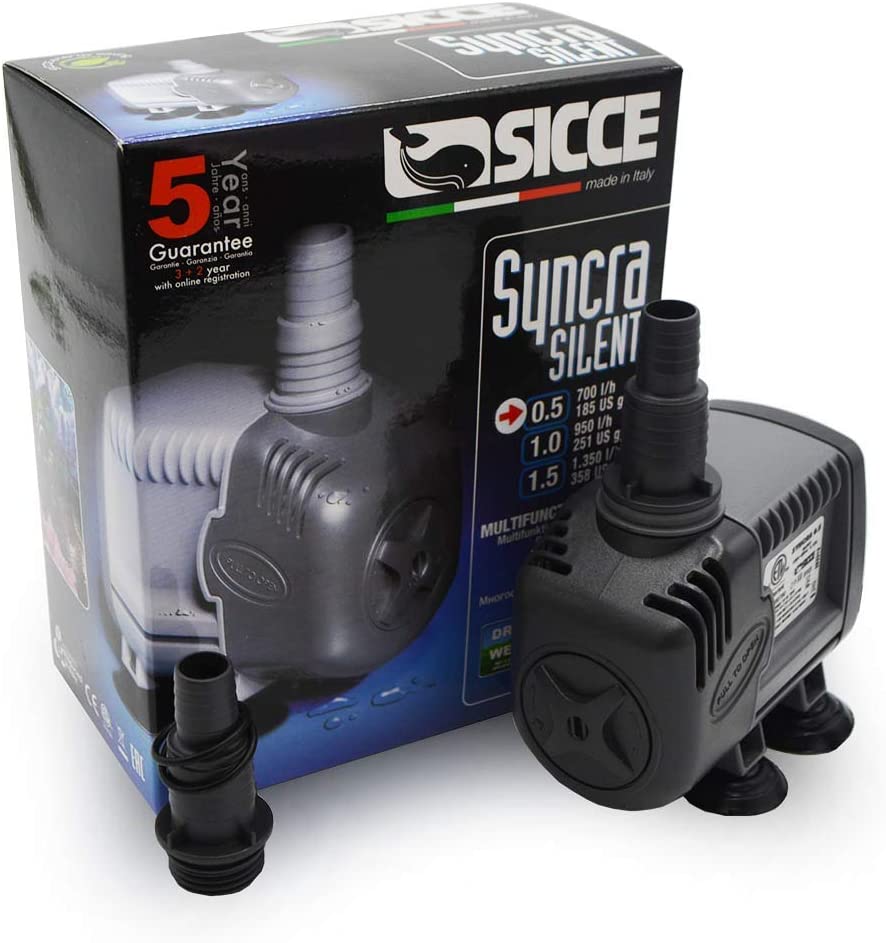 Sicce Syncra Silent Multi-Purpose Pump, Designed for Freshwater and Saltwater