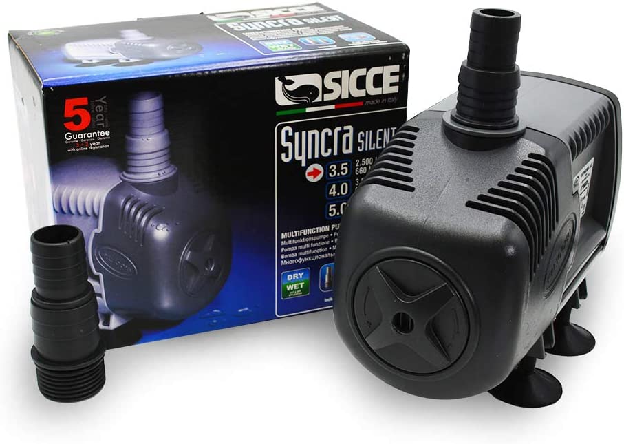 SICCE Syncra Silent 3.5 Multi-Purpose Pump, designed for freshwater and saltwater