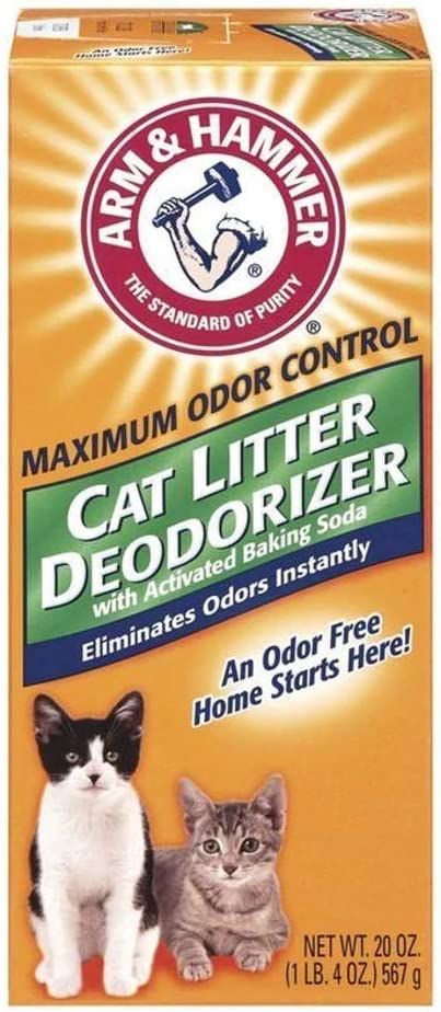 ARM & HAMMER Cat Litter Deodorizer With Activated Baking Soda 20 oz (Pack of 5)