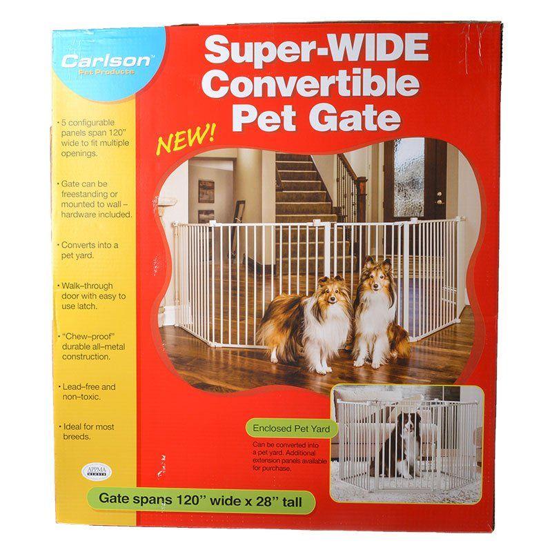 Carlson Super Wide Convertible Pet Gate