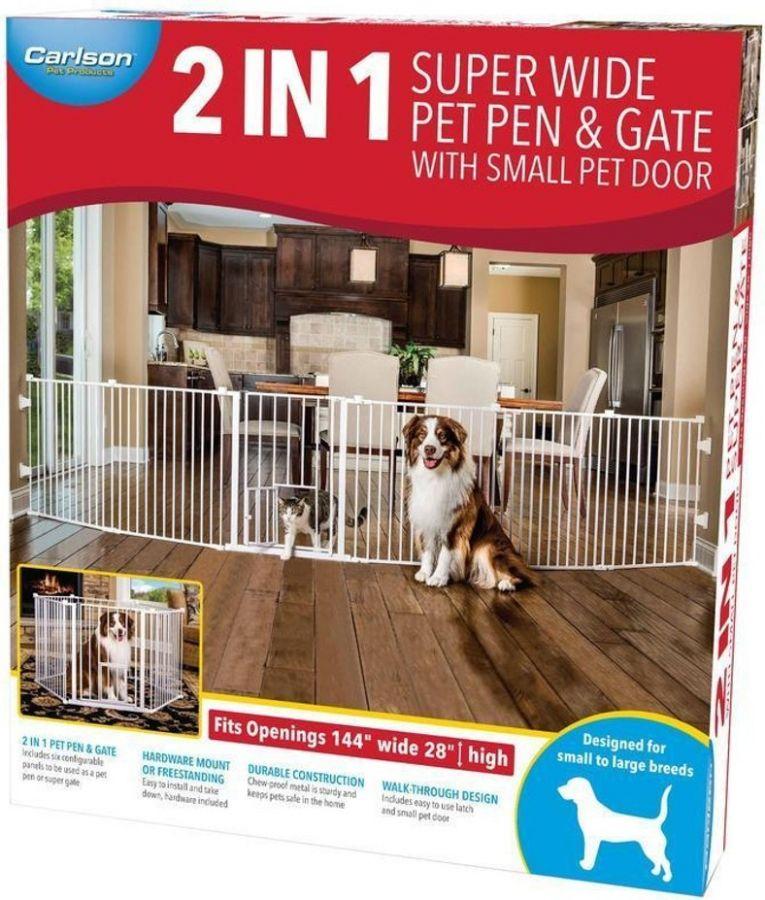 Carlson 2 in 1 Pet Pen & Super Gate
