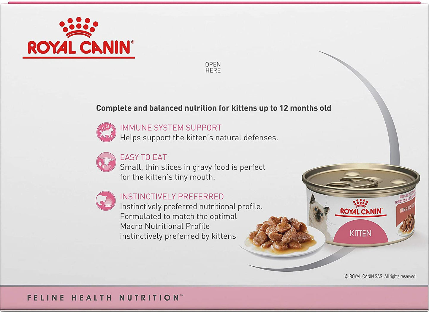 Royal Canin Feline Health Nutrition Thin Slices in Gravy Variety Pack Wet Kitten Food