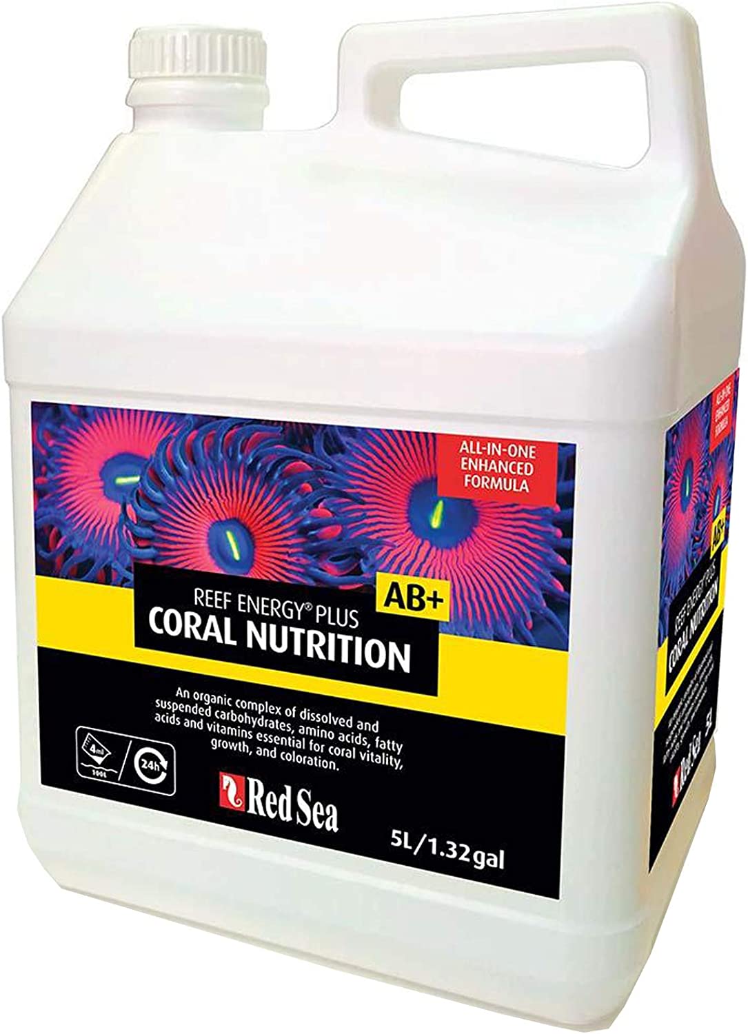 Red Sea Reef Energy Plus AB+ Coral Nutrition 5 Liter Jug