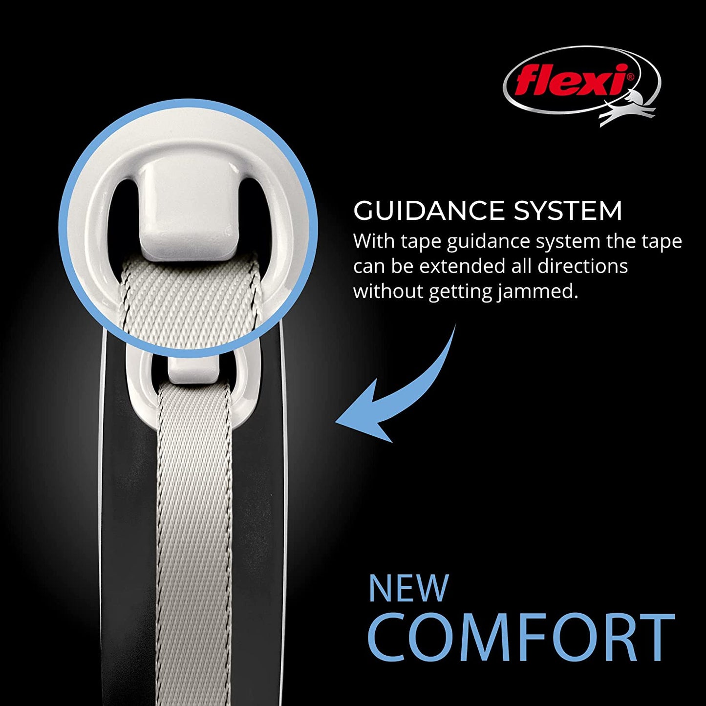 New Comfort Large Tape, 110lbs, Black, 26 FT