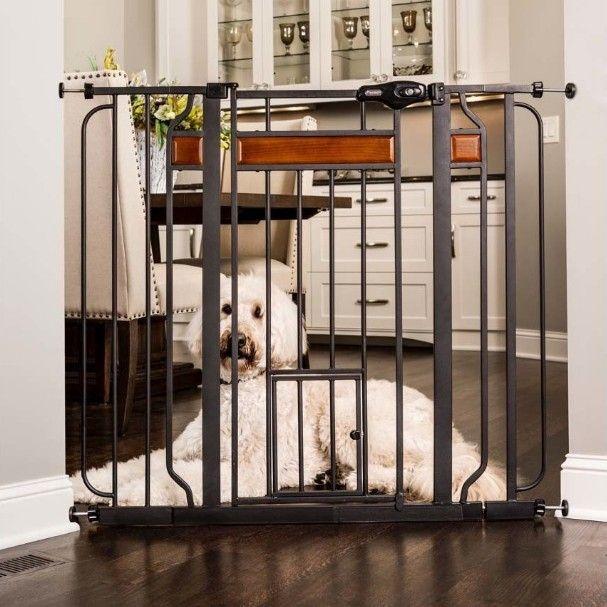 Carlson Design Studio Extra Wide Walk-Thru Pet Gate with Door