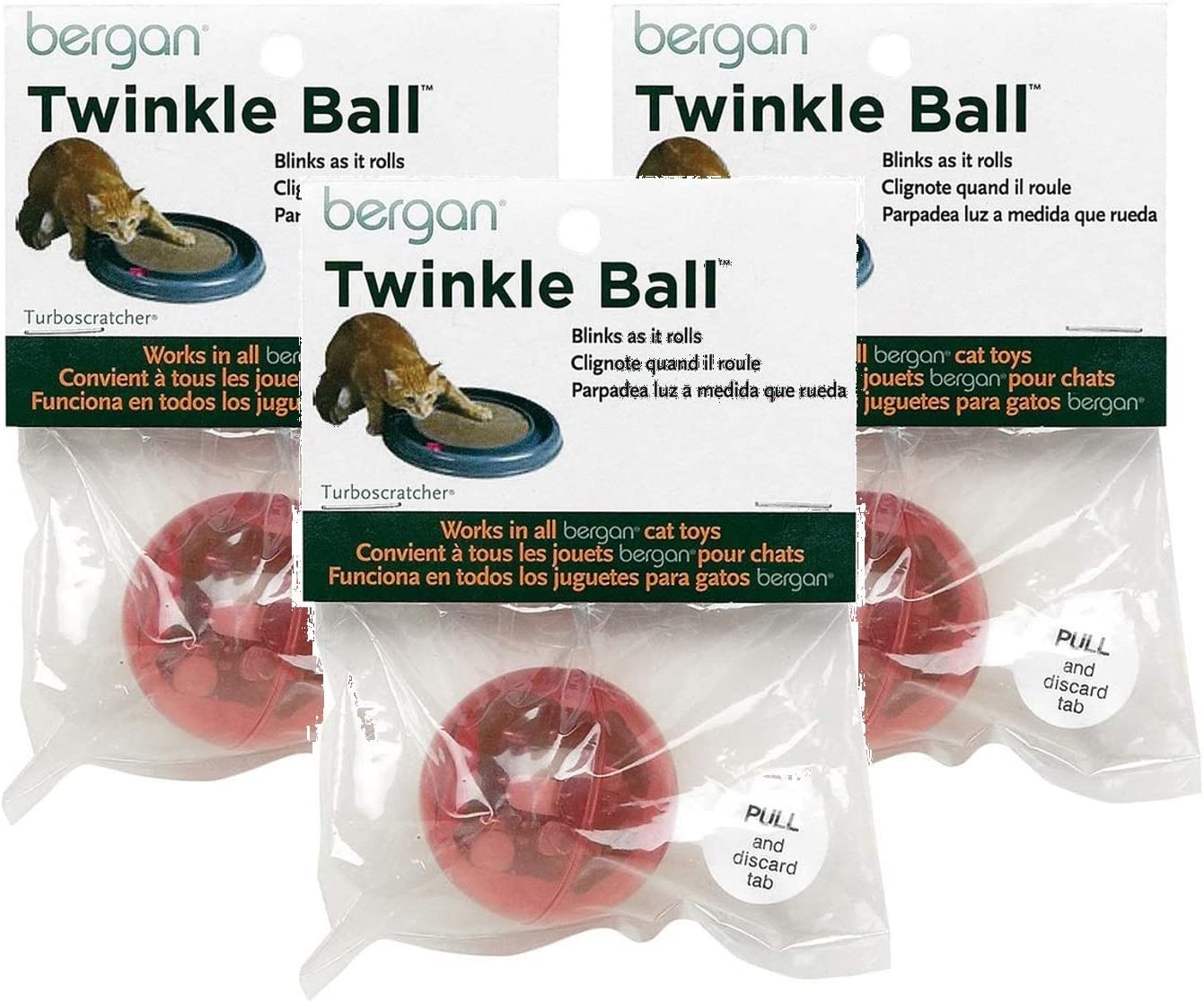 Bergan 3 Pack of Motion Activated LED Twinkle Balls