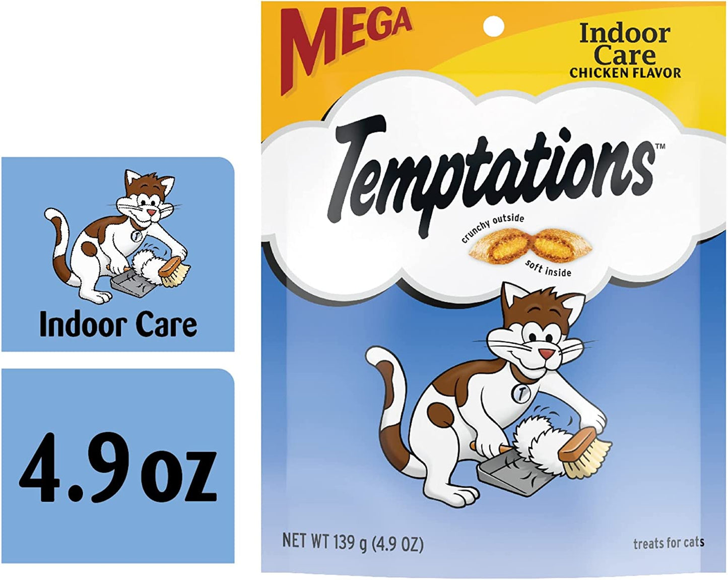 Temptations Hairball Control Chicken Flavor Cat Treats, 4.9 oz.