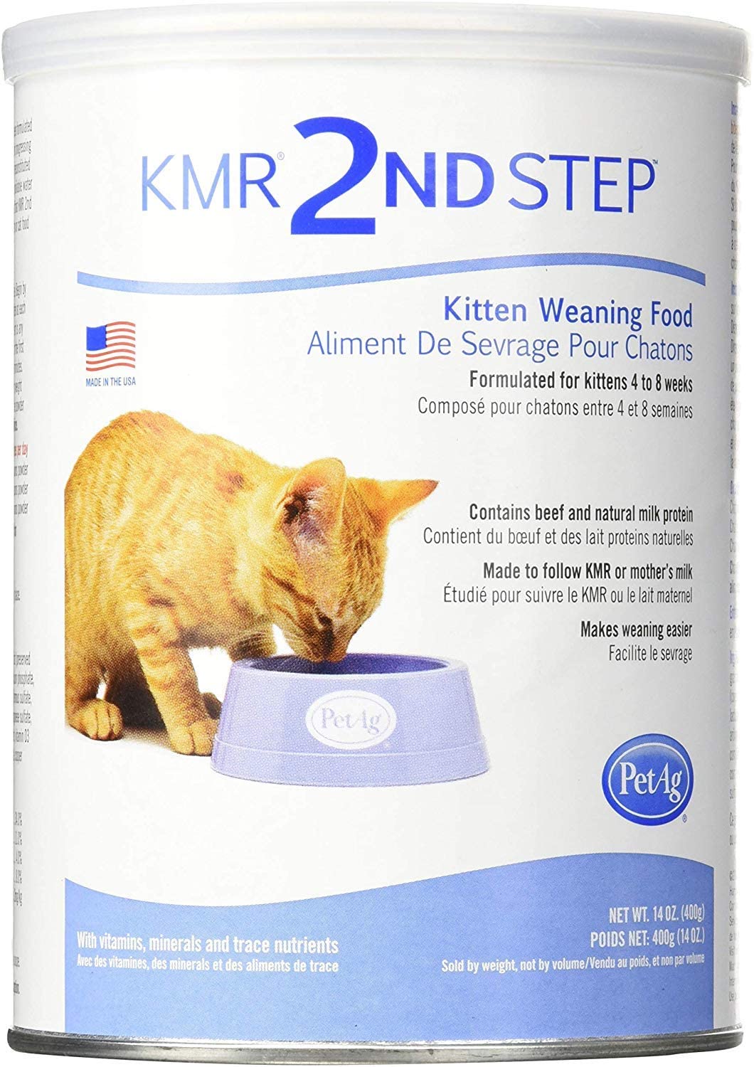 Pet Ag KMR 2nd Step Weaning Formula for Kittens 1 lb - Pack of 2
