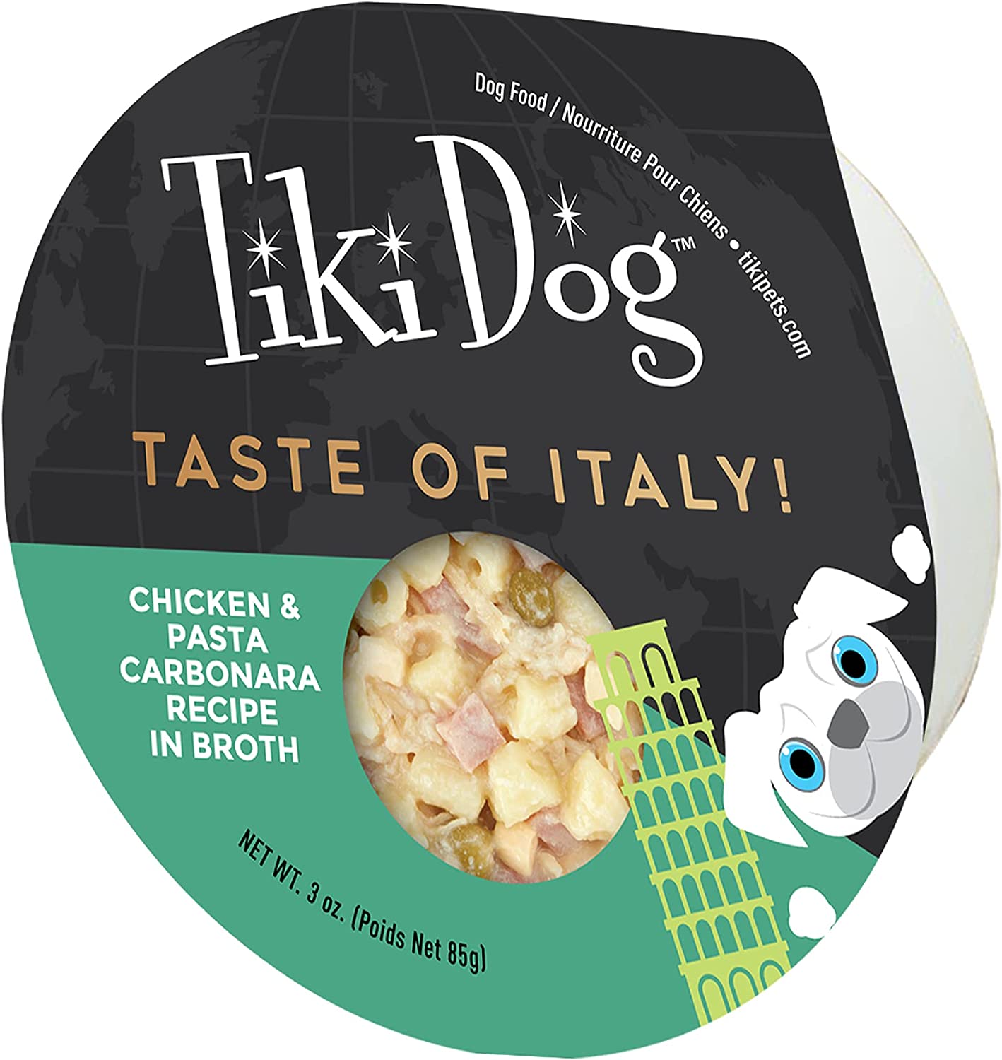 Tiki Dog Taste of The World – Meaty Wet Food, Restaurant-Inspired Meals in Broth, Ready to Serve