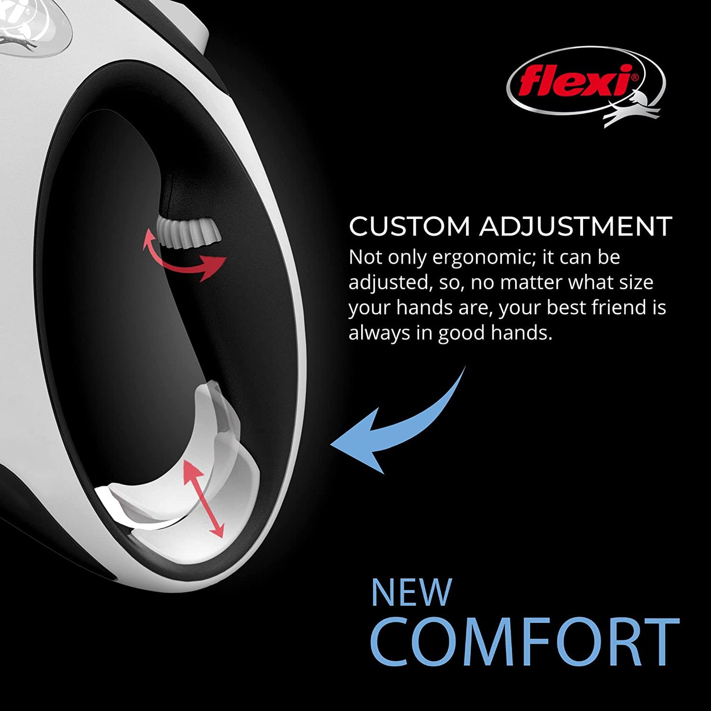New Comfort Large Tape, 110lbs, Black, 26 FT