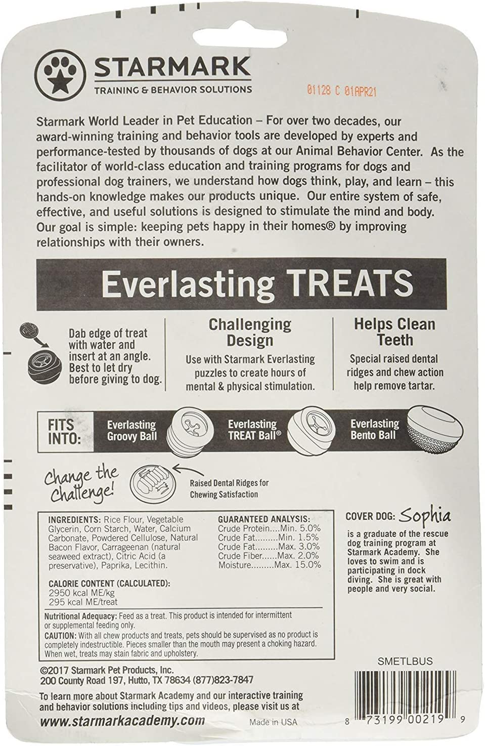 (3 Pack) Star Mark Everlasting Bacon Dog Dental Chews, Large