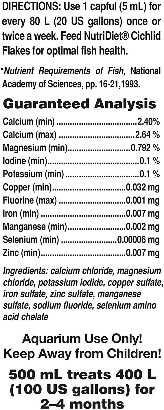 Seachem Cichlid Trace Elements 500ml (16.9 fl. oz.) Pack of 2