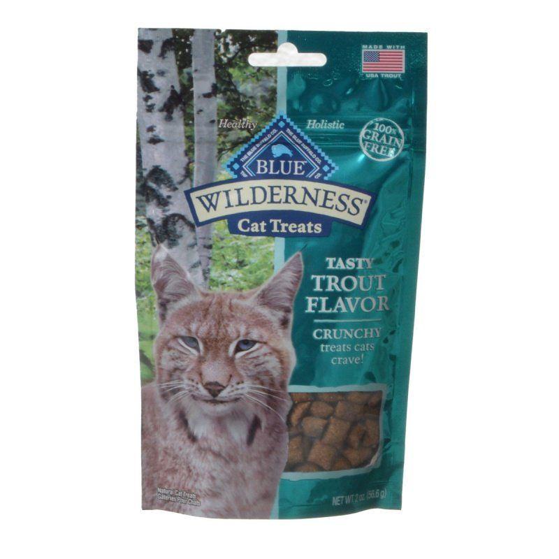 Blue Buffalo Wilderness Crunchy Cat Treats - Tasty Trout Flavor