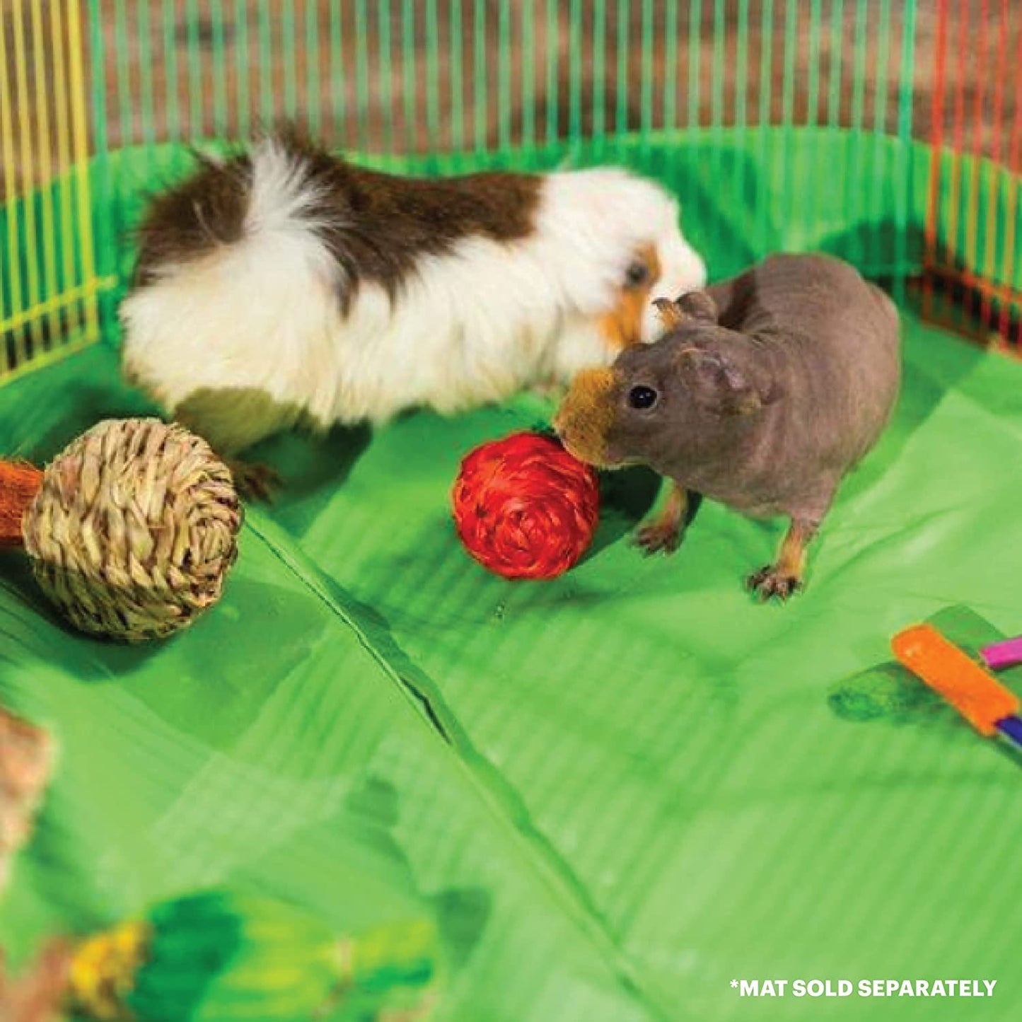 Prevue Pet Products Multi-Color Small Pet Playpen 40090,13x35.87x8.67 inch