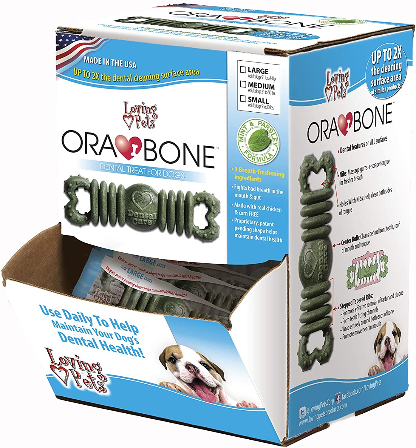 Loving Pets Orabone Dental Treat Dogs