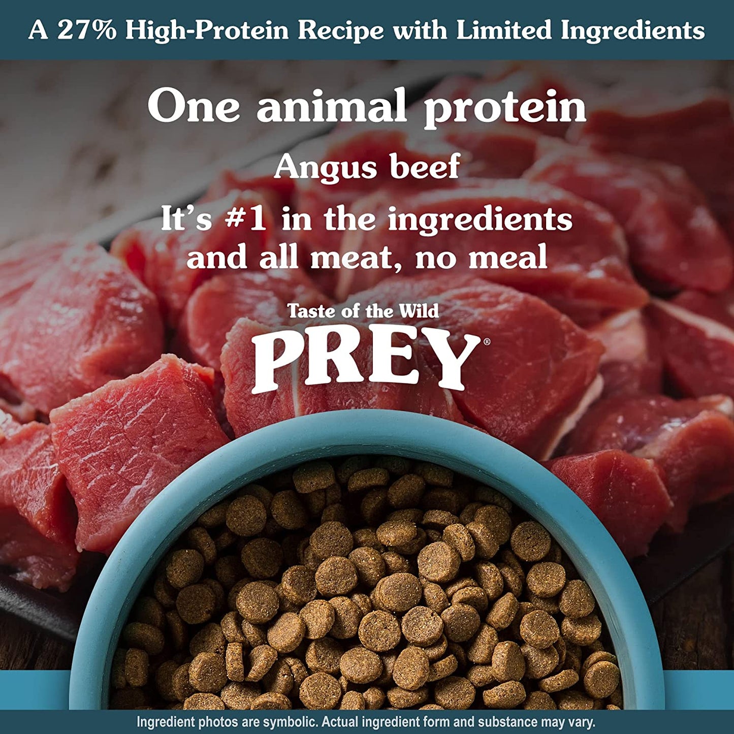 Taste of the Wild PREY High Protein Limited Ingredient Premium Dry Dog Food with Antioxidants and Probiotics for All Life Stages