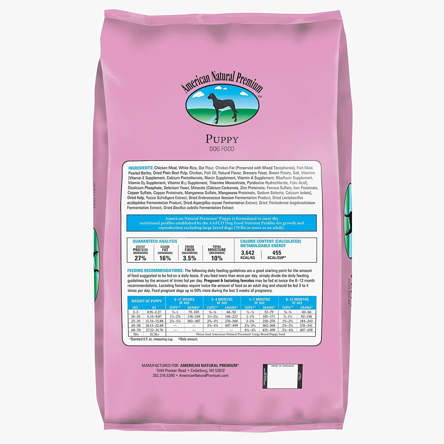 American Natural Premium ANP Small/Medium Puppy 4 Lb