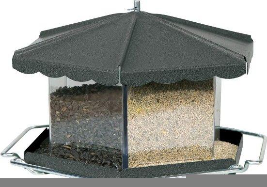 Homestead Triple Bin Seed Feeder Bronze