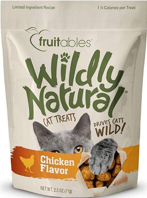 Fruitables Wildly Natural Chicken Flavor Cat Treats