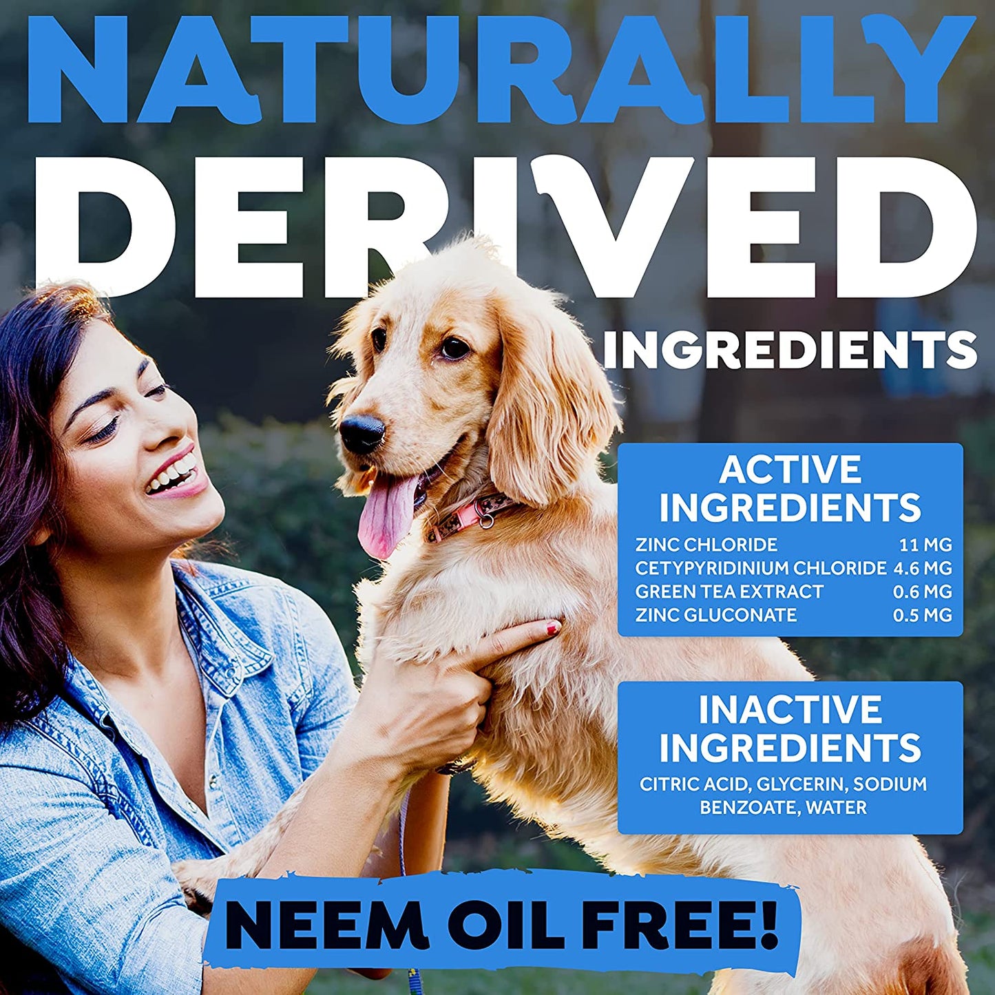 TropiClean Fresh Breath Oral Care Water Additive for Dogs - Dog Breath Freshener - Plaque & Tartar Defense - No Toothbrush Required