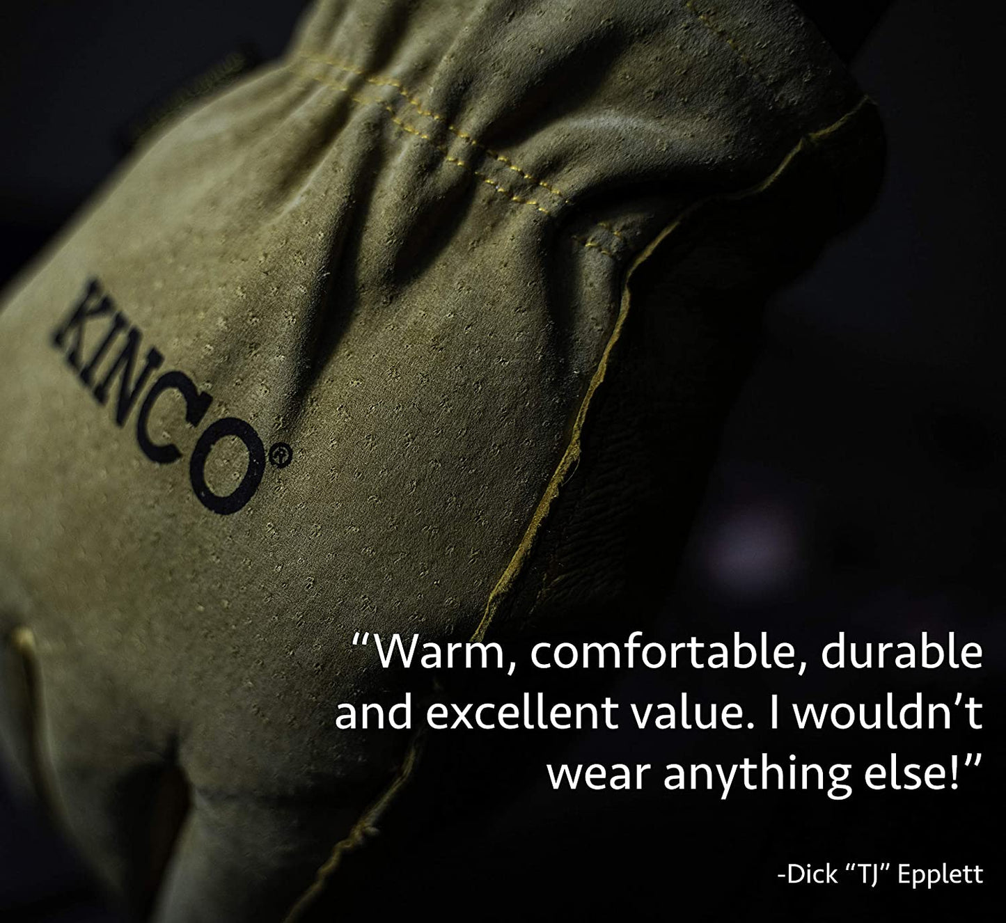 Kinco - Lined Premium Leather Work and Ski Gloves