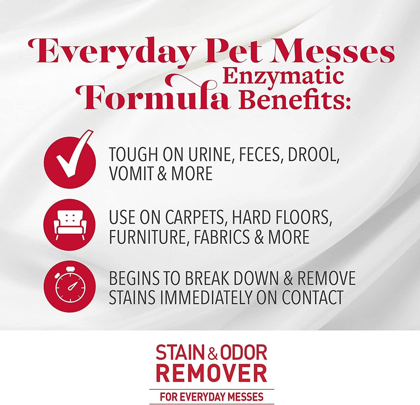 Nature's Miracle Dog Stain and Odor Remover, Safe for Your Pets & Home