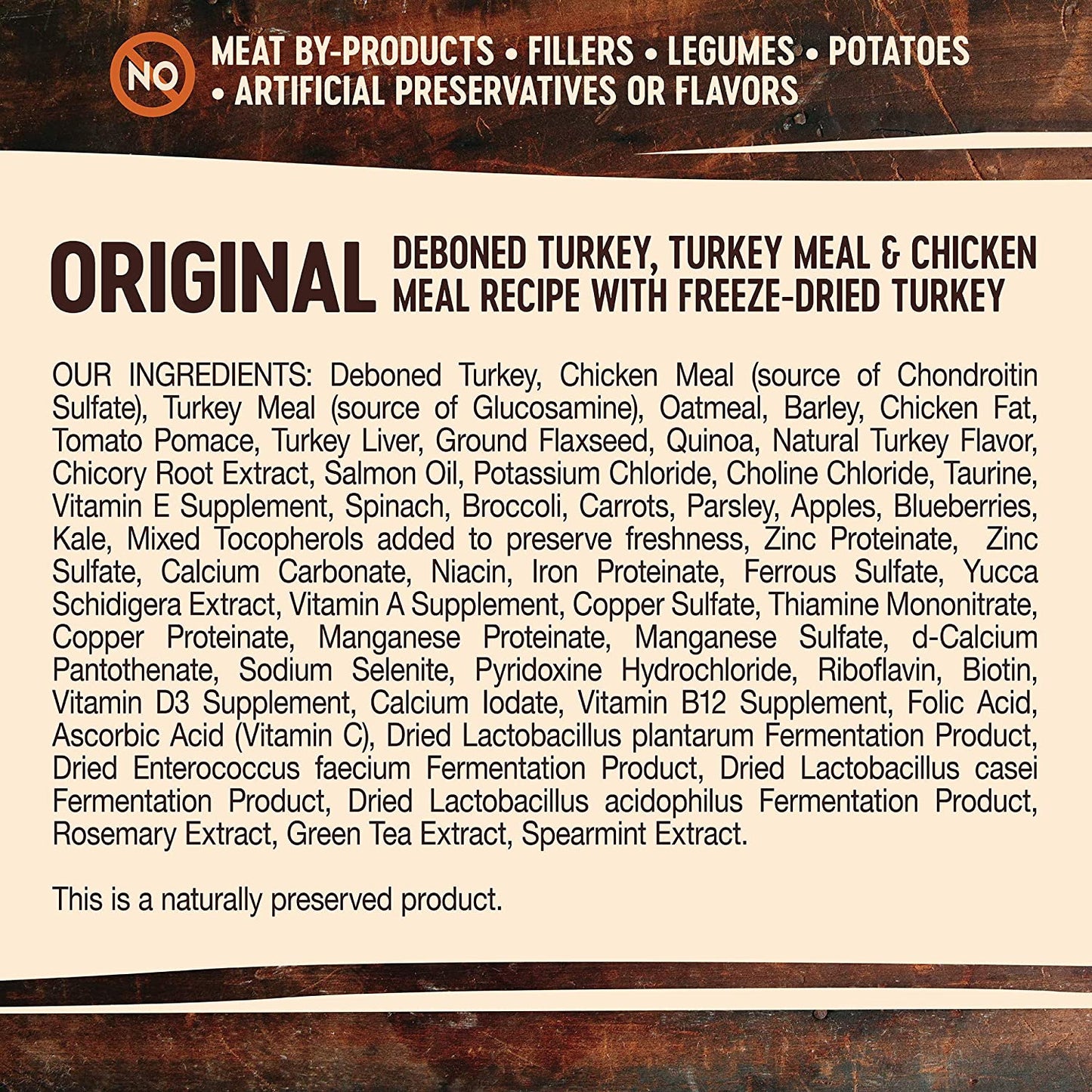Wellness CORE RawRev Dry Dog Food with Wholesome Grains, High Protein Dog Food, Original Recipe, Turkey, Chicken Meal & Turkey Meal with Freeze Dried Raw Turkey Bites, Natural, Made in USA, All Breeds