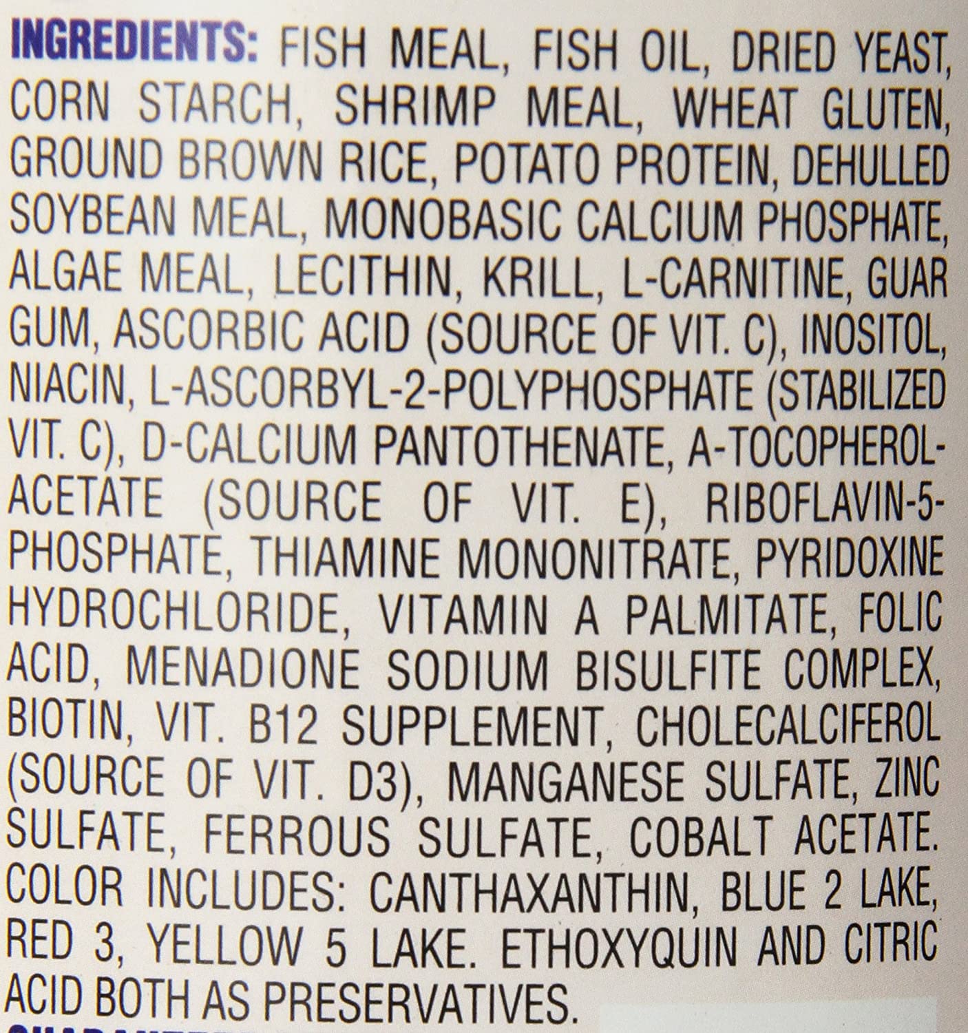 TetraFin Goldfish Crisps Clear Water Advanced Formula