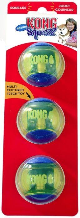 KONG Squeezz Action Ball Blue